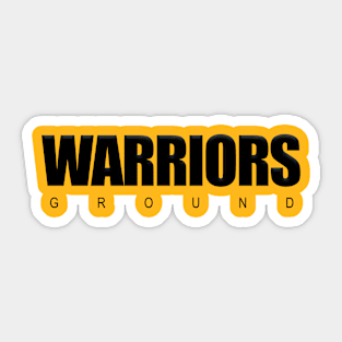 Warriors Ground Sticker